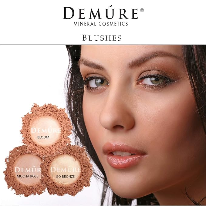 Mineral Make Up Blush, Loose Powder Makeup, Natural Makeup, Blush Makeup, Professional Makeup, Cruelty Free Makeup, Blush Powder By Demure (Bloom)