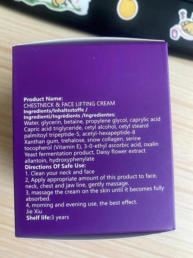 Collagen Face & Neck firming cream - best for tightening sagging skin, Neck Tightening Cream Neck Lift, Day & Night Neck Cream Moisturizing, Lifting & Recovery