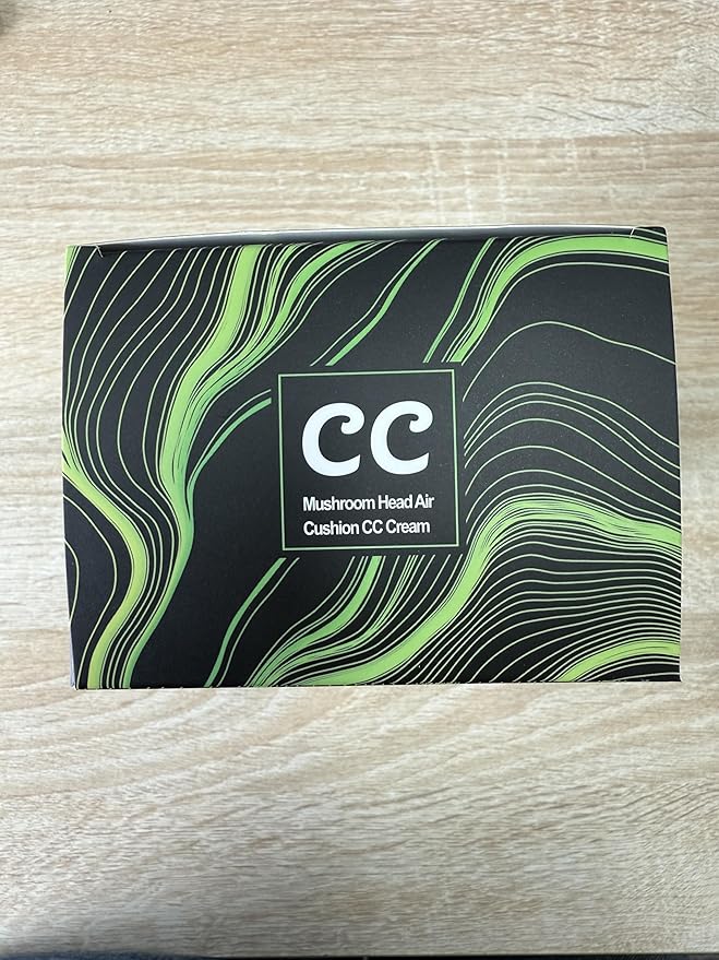 2 PCS Mushroom Head Air Cushion CC Cream Nature Foundation,Foundation Brush Powder Brush,Moisturizing Concealer, Bright Makeup Base Long Lasting with Mushroom Makeup Sponge(#04 Buff Beige)