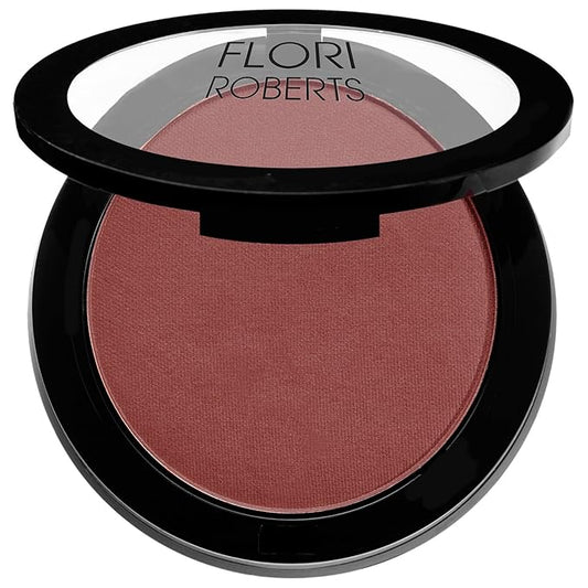 Color Pro Blush by Flori Roberts, Pressed Powder Blush with Buildable Coverage, Complexion Enhancing Makeup