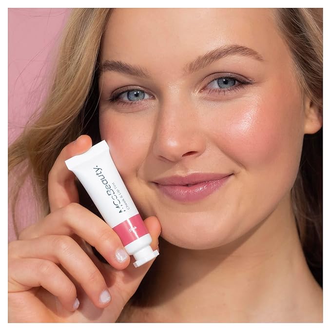 MCoBeauty Cheek And Lip Tint - Luminous Pop Of Buildable Color - Quick-Drying And Long-Wearing - Blurs The Lines Between A Dewy Gloss And A Stain - Gives Skin A Youthful Glow - Dusk - 0.34 Oz