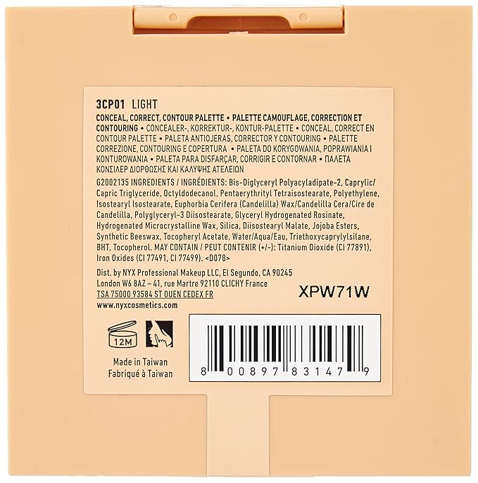 NYX PROFESSIONAL MAKEUP Conceal Correct Contour Palette - Light