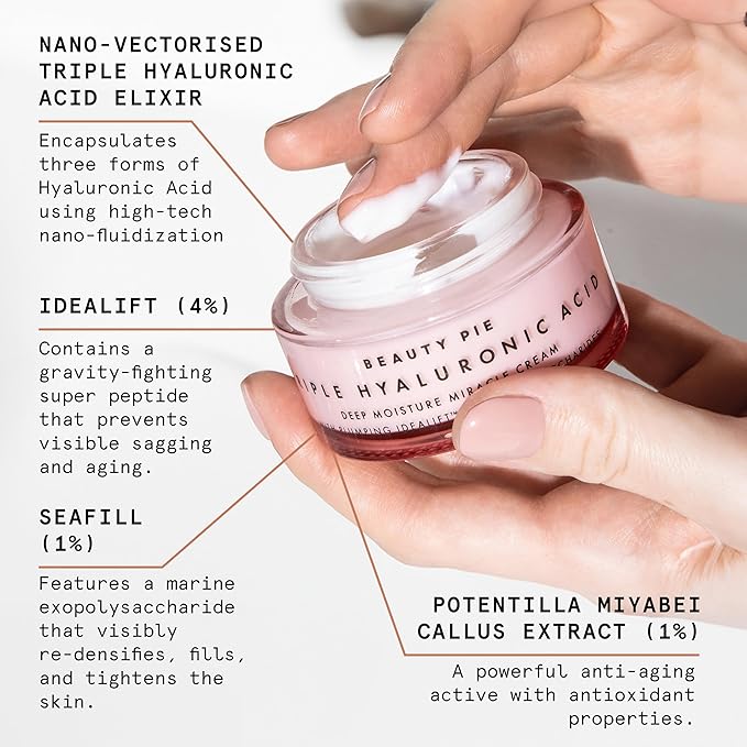 Beauty Pie Triple Hyaluronic Acid Deep Moisture Miracle Cream For Plumping, Firming & Anti-Aging