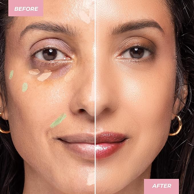 MCoBeauty 4-IN-1 Colour Corrector, Pink, Brighten, Hydrate, Conceal & Correct, Vegan, Cruelty Free Cosmetics