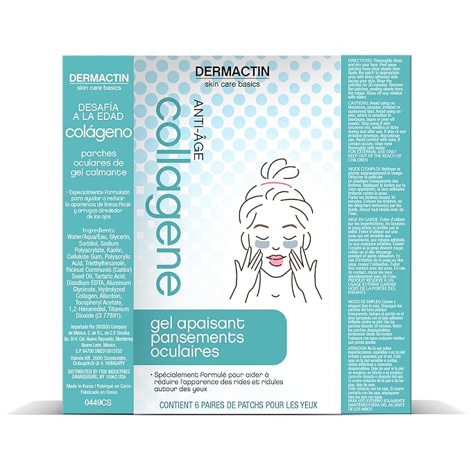 Age Defying Collagen Soothing Gel Eye Patches - 6-Count