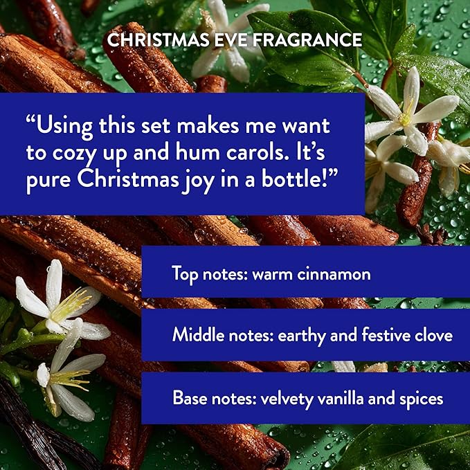 Routine Wellness Anti-Thinning Shampoo and Conditioner Set for Thinning Hair - Biotin DHT Blocker Women & Men - Color Safe Shampoo for Hair Loss & Healthier Hair - Christmas Eve (Pack of 2)