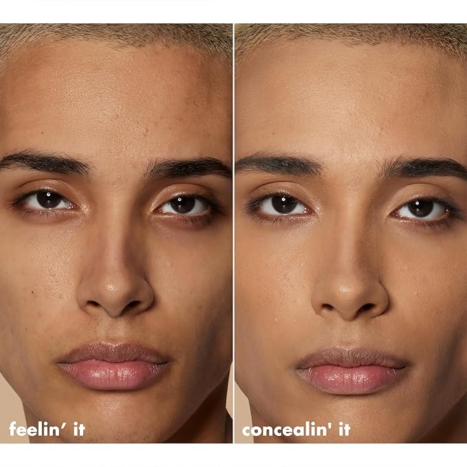 e.l.f. Hydrating Camo Concealer, Covers Blemishes & Under-Eye Circles, Full-Coverage & Delivers A Satin Finish, Vegan & Cruelty-Free, Medium Golden