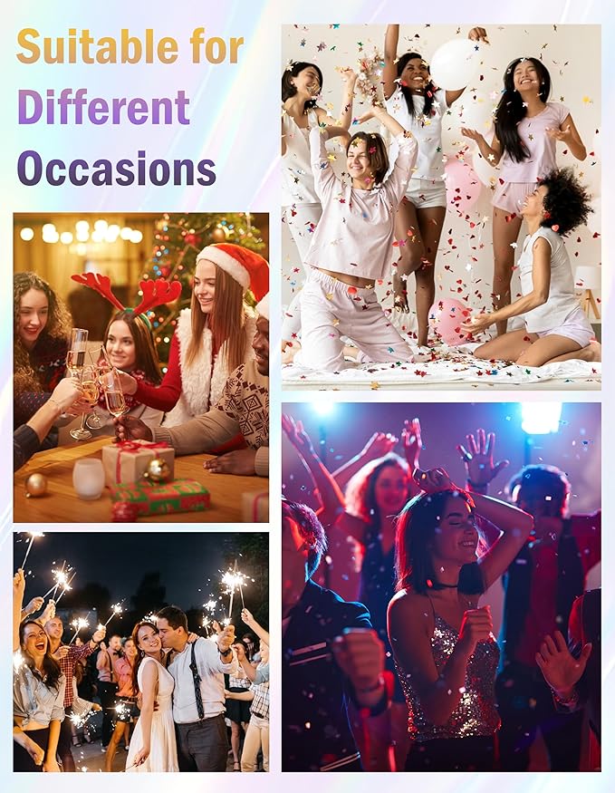 3PCS Glitter Mascara, Define Long Lasting & Waterproof Curling Eyelashes, Diamond Sparkle Mascara, Voluminous Lengthening for Women Party Stage Use