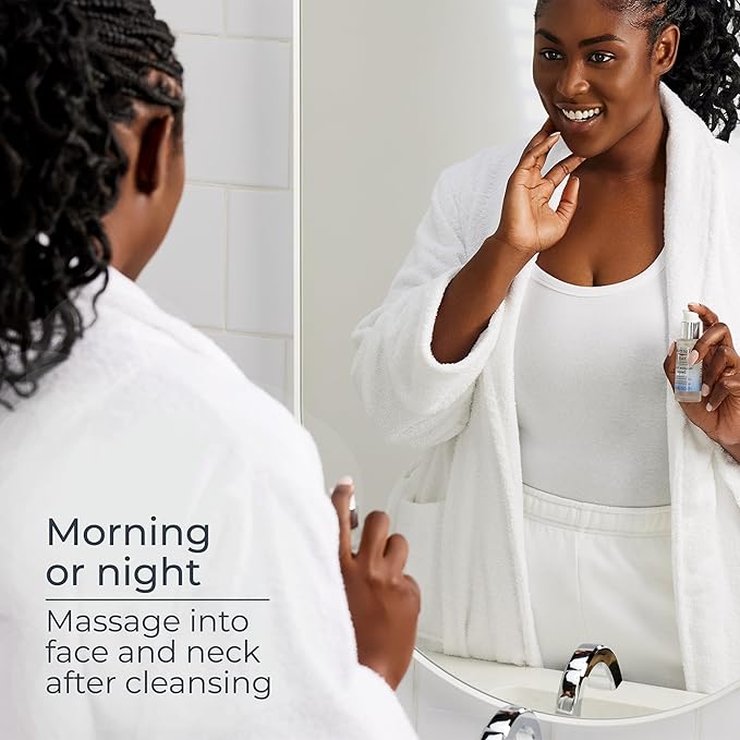 Eucerin Immersive Hydration Smoothing Face Serum, Ultra-Lightweight Hyaluronic Acid Serum Reduces the Look of Fine Lines and Wrinkles, Holiday Gifts for Self Care, 1 Fl Oz Bottle