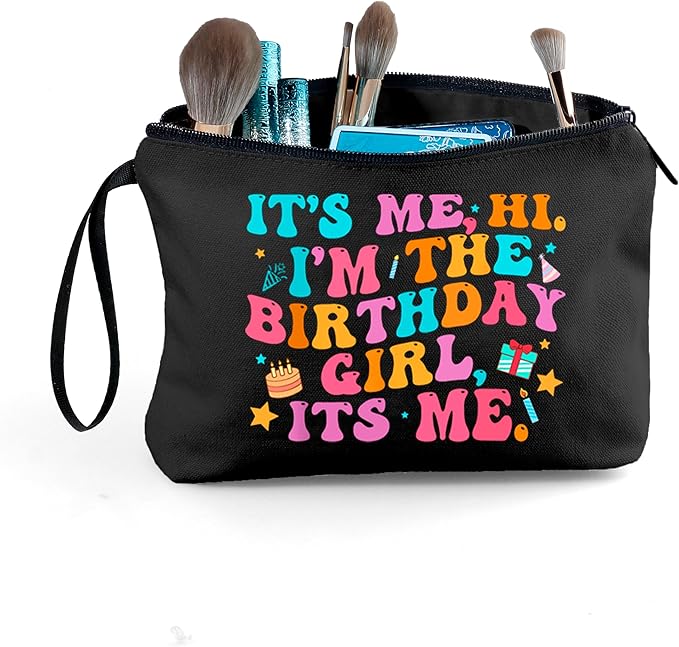 Birthday Gifts for Women - Makeup Bag for Fans, Funny Gifts for Music Lovers, Sister, Daughter