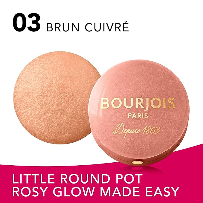 Bourjois Blush, 03 Brun Cuivre, 0.08 Ounce