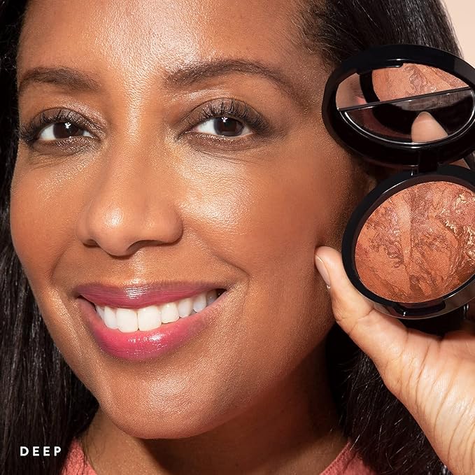 LAURA GELLER NEW YORK Instant Vacation 2pc - Baked Bronze-n-Brighten Powder - Deep + Spackle Skin Perfecting Makeup Primer