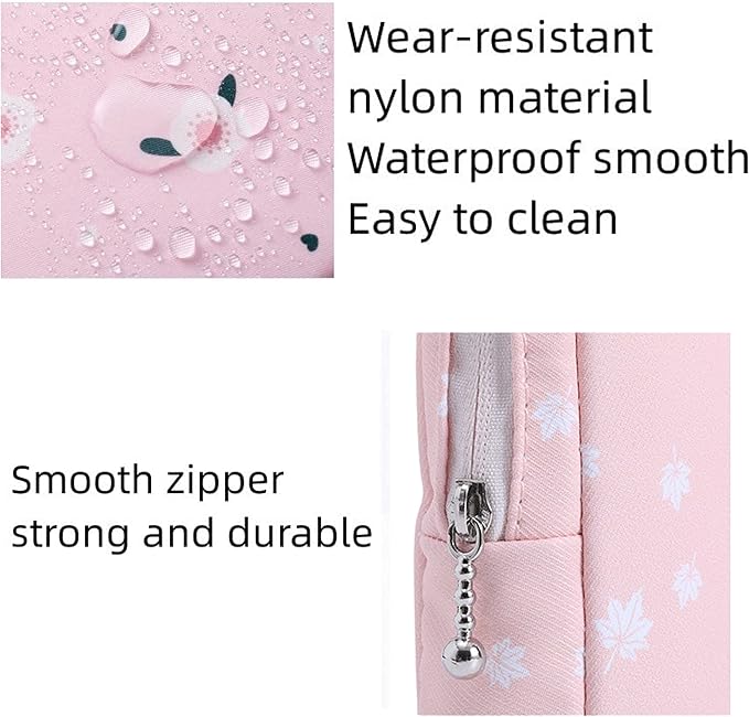 2PCS Mini Makeup Bag,Cute Pocket Cosmetic Bag,Portable Small Make Up Bags for Women,Travel Cosmetic Bag Small Makeup Pouch,Mini storage bag for Sanitary pad,coin,lipstick,jewelry