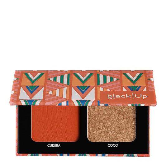 black Up Blush and highlighter duo WAXDUO01