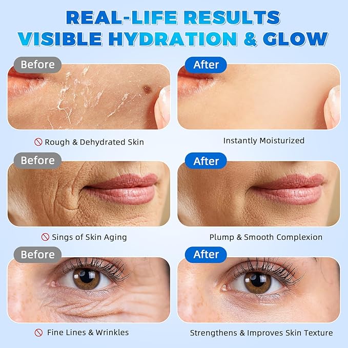 30pcs 3% Hyaluronic Acid Ultra Hydrating Serum, Anti-Aging Serum Intensive Hydration, improves skin texture, minimizes fine lines, improve dryness and dehydration for all skin types