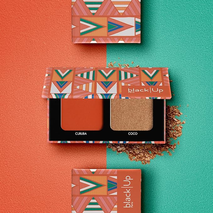 black Up Blush and highlighter duo WAXDUO01