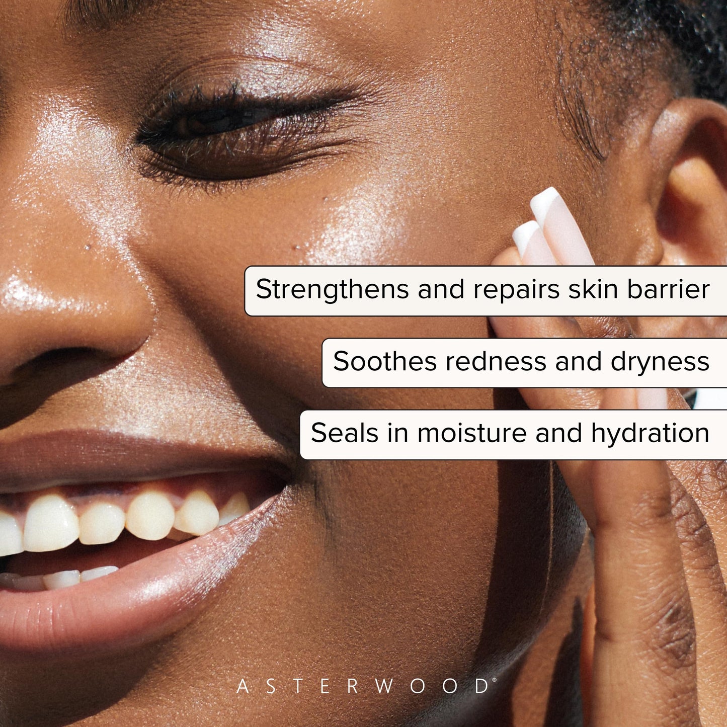 Asterwood Ceramide Barrier Repair Serum - Hydrating, Calming, & Barrier-Restoring Skin Facial Serum - with Triple Ceramide Complex, Squalane, Hyaluronic Acid - Fragrance-Free, Cruelty-Free - 1 Fl Oz