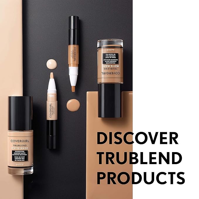 COVERGIRL TruBlend Matte Made Liquid Foundation, Porcelain