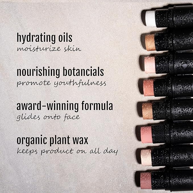 Organic Tint Tube, 100% Natural Vegan Gluten-Free Cream Blush Multi-Stick, Made in USA, Cabernet