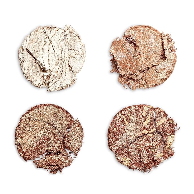 Makeup Revolution Cheek Kit, Bronzer & Highlighter Powder, Compact Palette, Sunkissed Glow, Vegan & Cruelty-Free, Don't Hold Back, 0.32 Oz