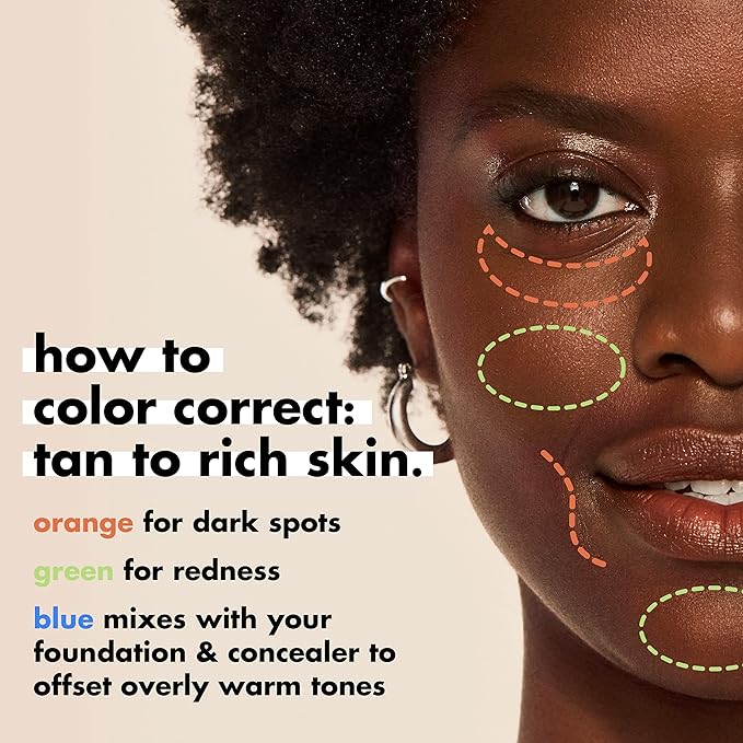 e.l.f. Camo Color Corrector, Hydrating & Long-Lasting Color Corrector For Camouflaging Discoloration, Dullness & Redness, Vegan & Cruelty-Free, Orange