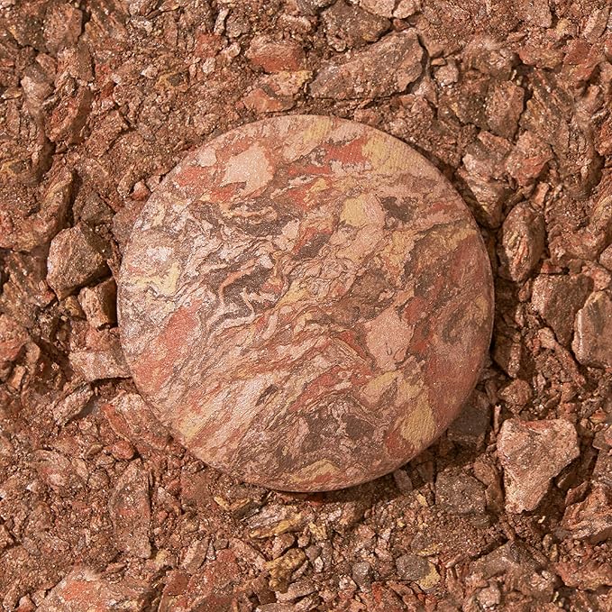 LAURA GELLER NEW YORK Get Glowing Kit (2pc): Baked Balance-n-Glow Illuminating Powder Foundation, Deep + Airbrush Kabuki Makeup Brush