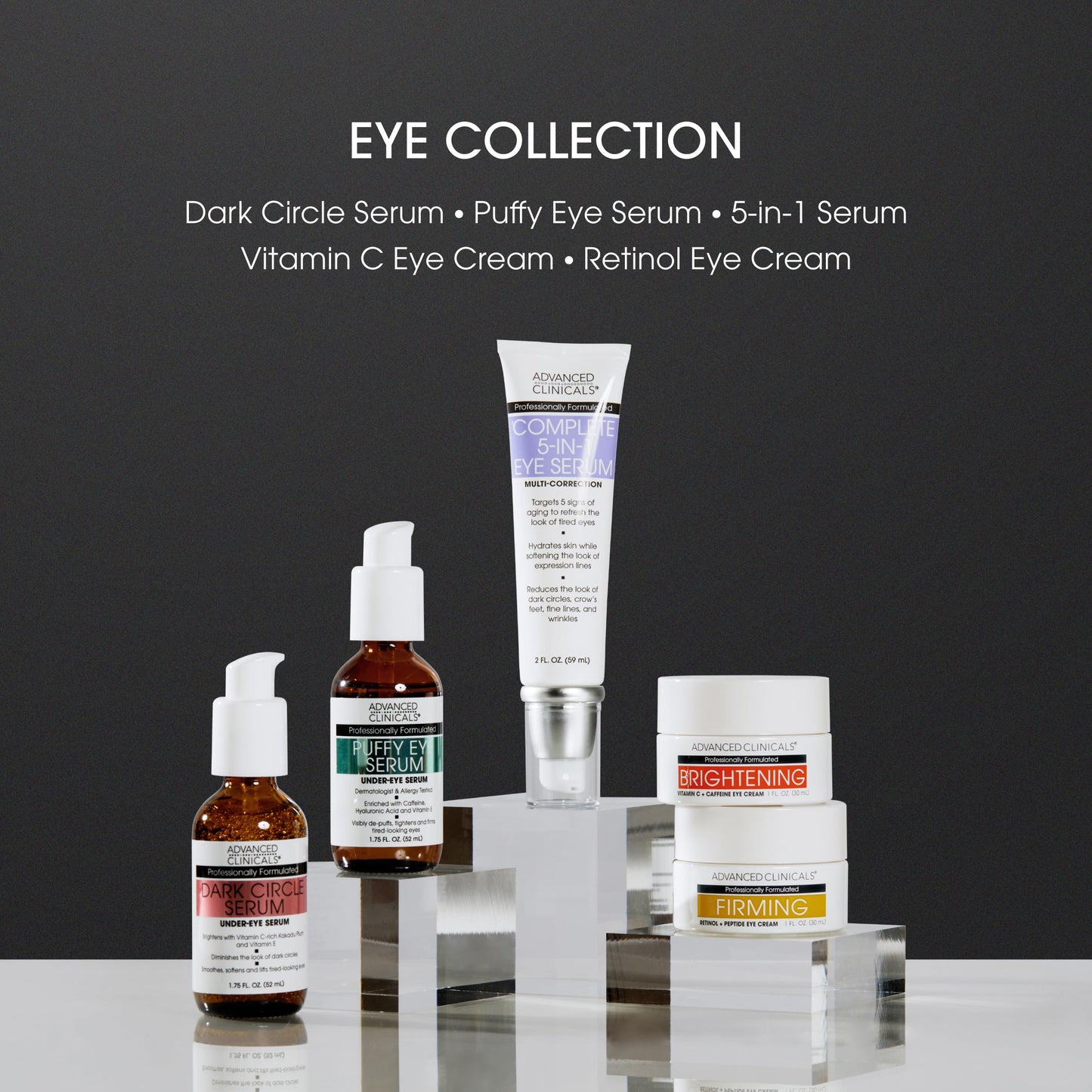 Advanced Clinicals Advanced Retinol Eye Balm + Peptides Face Moisturizer Cream | Visible Anti Aging Under Eyes Cream Improves Appearance Of Wrinkles, Fine Lines, Puffiness, & Dark Circles, 1 Fl Oz