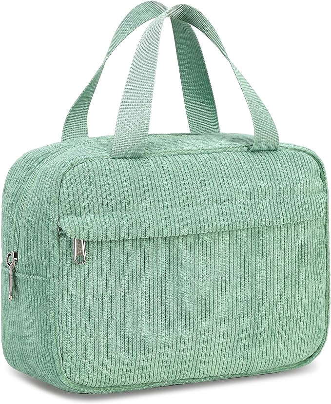 Makeup Bag for Women Cosmetic Bag Large Make Up Organizer Travel Toiletry Bags Waterproof Zipper Tote Pouch Purse for Girls