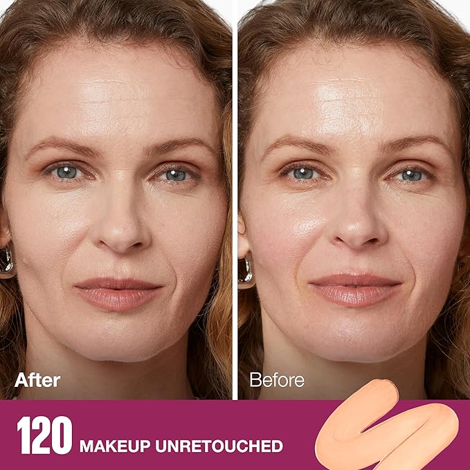 Maybelline Instant Age Rewind Eraser Treatment Makeup with SPF 18, Anti Aging Concealer Infused with Goji Berry and Collagen, Creamy Ivory, 1 Count