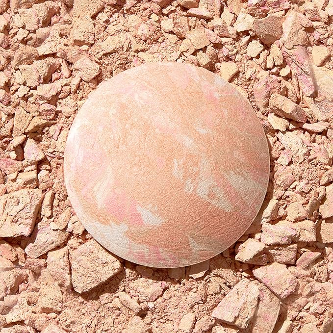 LAURA GELLER NEW YORK Get Glowing Kit (2pc): Baked Balance-n-Glow Illuminating Powder Foundation, Porcelain + Airbrush Kabuki Makeup Brush