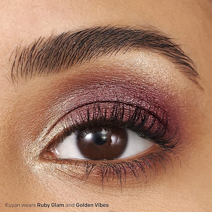 Almay Velvet Foil Cream Shadow, Golden Vibes, 0.36 fl. oz., metallic eyeshadow