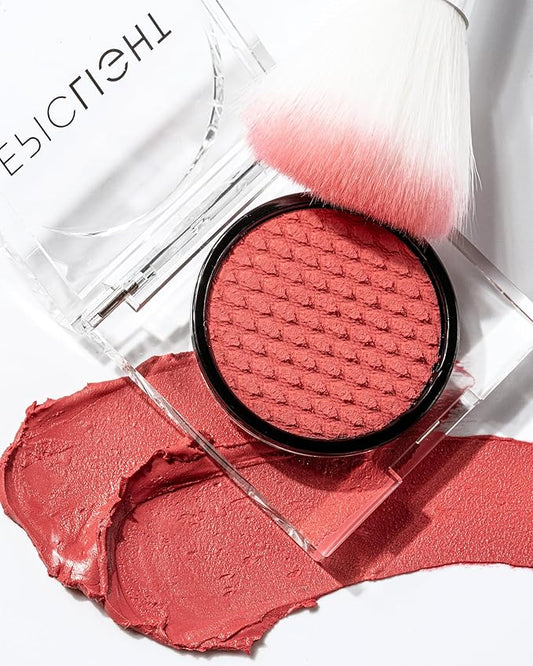 Epiclight Never Settle Radiant Cheek + Lip Blush - Cream Blush Multiuse 3 in 1 for Cheeks + Lips and Lids - Non-Toxic & Cruelty Free- Makeup + Skincare - Paraben & Sulfate-free (Whispering Peach)