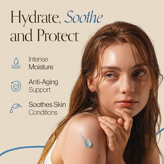 Beef Tallow For Face & Body | Grass Fed & Finished Beef Tallow Balm Infused with Essential Oils (Lavender, Jojoba, Blue Tansy) | Face Moisturizer to Revitalize and Nourish Skin - 2 oz