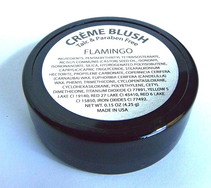 Flamingo Light Pink Vegan Long Lasting Cream Blush Lightweight Breathable Feel Sheer to Full Color Natural Look Dewy Finish Face Makeup Talc & Paraben Free No Animal Testing