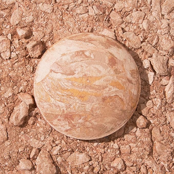 LAURA GELLER NEW YORK Get Glowing Kit (2pc): Baked Balance-n-Glow Illuminating Powder Foundation, Fair + Airbrush Kabuki Makeup Brush