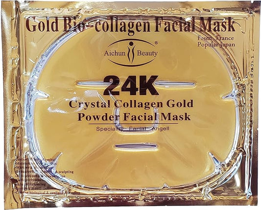 Luxurious 24k Gold Bio-collagen Facial Mask (5pcs)