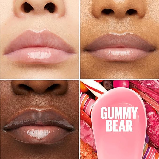 MAYBELLINE New York Lifter Gloss Hydrating Lip Gloss with Hyaluronic Acid, Gummy Bear, Sheer Light Pink, 1 Count (Pack of 5)