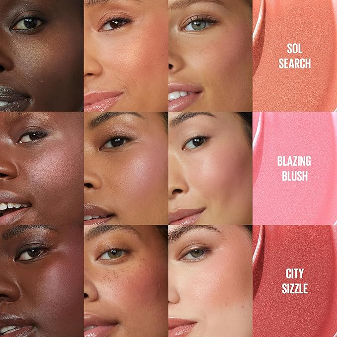 Maybelline Sunkisser Multi-Use Liquid Blush and Bronzer, Blendable, Longwear, Glowy Make Up, Sol Search, 1 Count