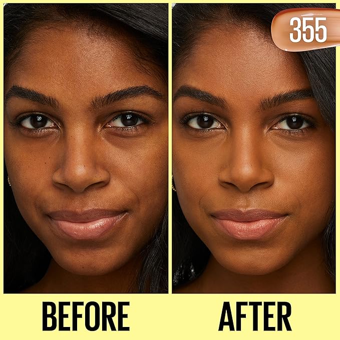 Maybelline Fit Me Tinted Moisturizer, Natural Coverage, Face Makeup, 368, 1 Count