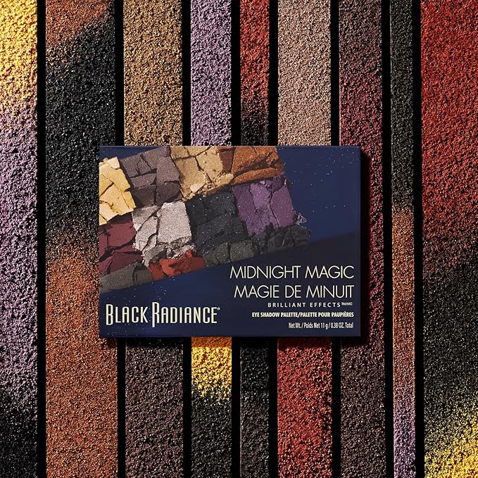 Black Radiance Brilliant Effects Eye Shadow Palette Midnight Magic