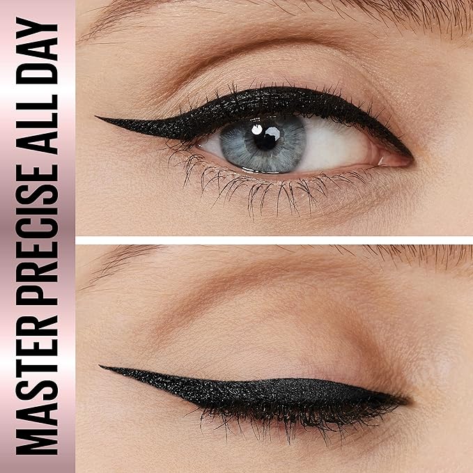 Maybelline New York Holiday Limited Edition Eye Makeup Gift Set, Sky High Mascara, Lash Sensational Mascara and Master Precise Liquid Eyeliner Minatures, 1 Kit, Black