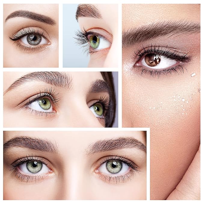 Beauty7 Mixed Volume Under Bottom Lower Individual False Eyelash Extension Tray Matte Synthetic Mink Lash (0.1 Thickness, C Curl)