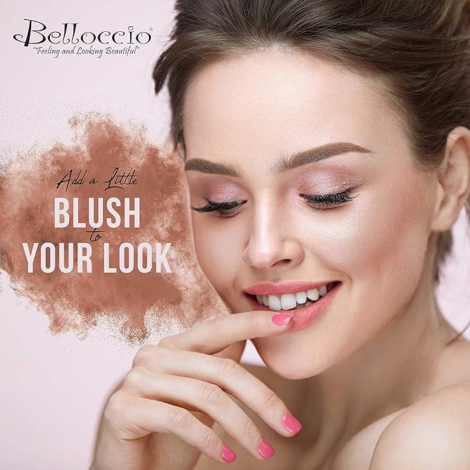 Half Ounce Bottle of Peachy Keen Blush (#BB101) Belloccio's Professional Flawless Airbrush Makeup (Warm your cheeks with peach)