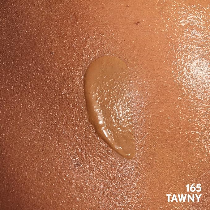 COVERGIRL Clean Invisible Foundation Makeup, Dewy & Glowy Natural Finish, Buildable Coverage, Skin-Like Smooth Look, Vegan, Tawny, 1oz