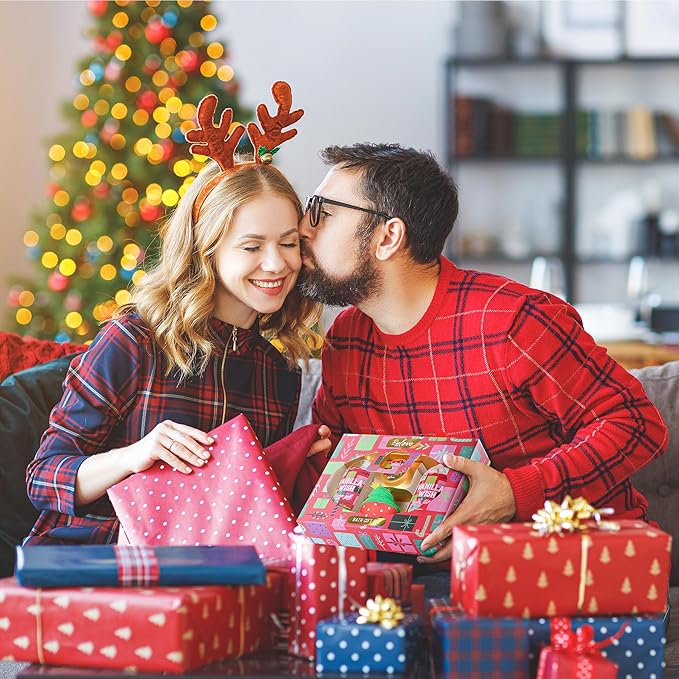 Bath Sets for Women Gift Christmas Bath Set Vanilla Scent Spa Gifts for Women with Body Butter Shower Gel Bath Gifts for Women Christmas Gifts for Women