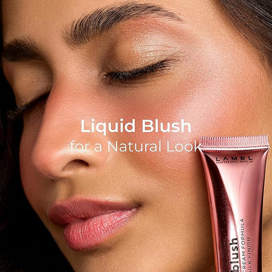 BB Blush for Cheeks Makeup - Lightweight and Long Lasting Liquid Blush - Blendable Cream Formula for Cheeks, Natural Finish Cream Contour - 402 (Pink Blossom) - 10ml/0,33fl.oz